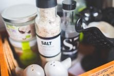 Salt in a grinder