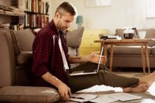 Person creating a zero-based budget where every dollar is assigned a job