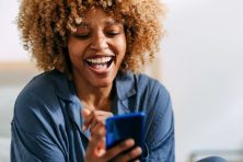 Person transferring a portion of their paycheck directly to savings as soon as they're paid
