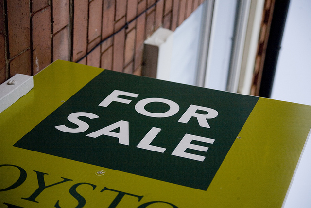 Home for sale sign