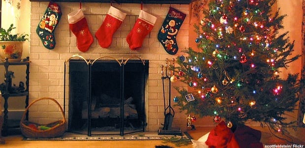Christmas Tree and stockings