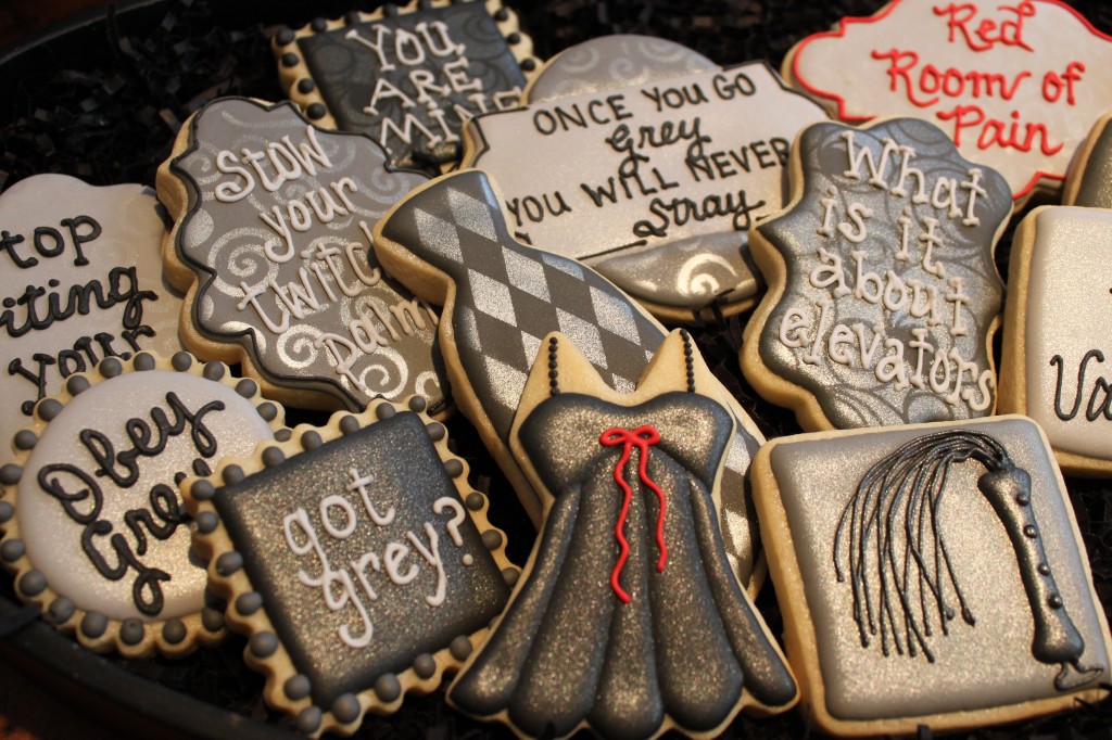 Fifty Shades of Grey cookies