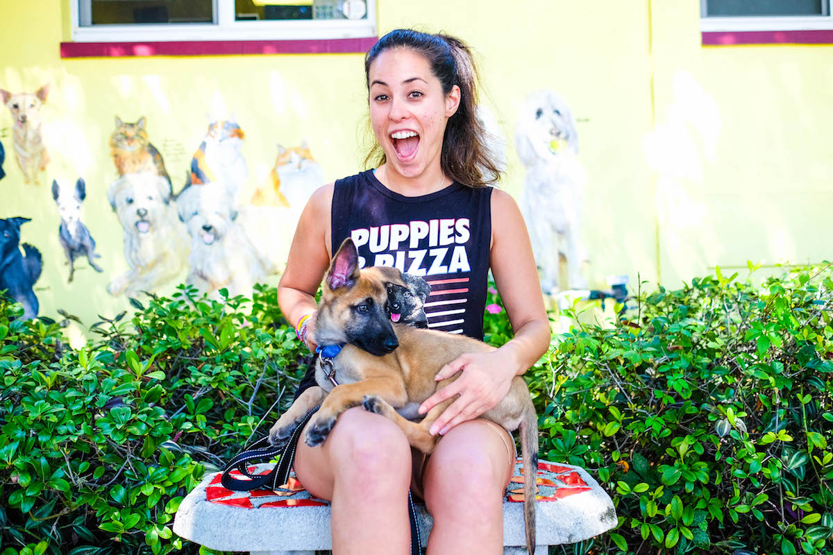Puppies make me happy