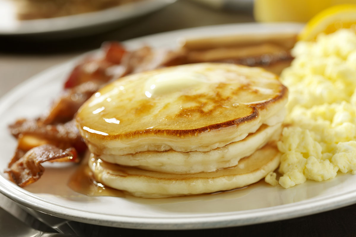 Pancakes with Maple Syrup