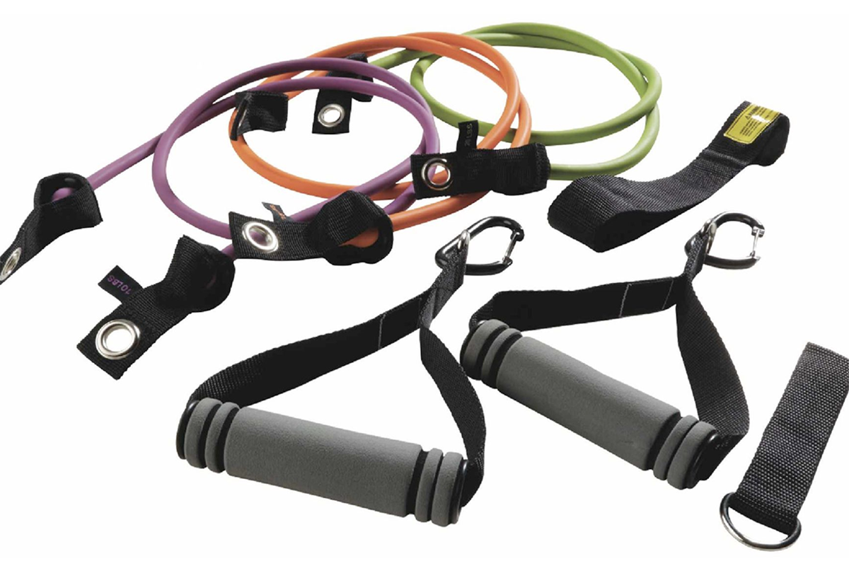 Dick’s Sporting Goods announced a recall of Fitness Gear resistance tubes used as upper and lower body workout equipment.Photo courtesy of Dick’s Sporting Goods