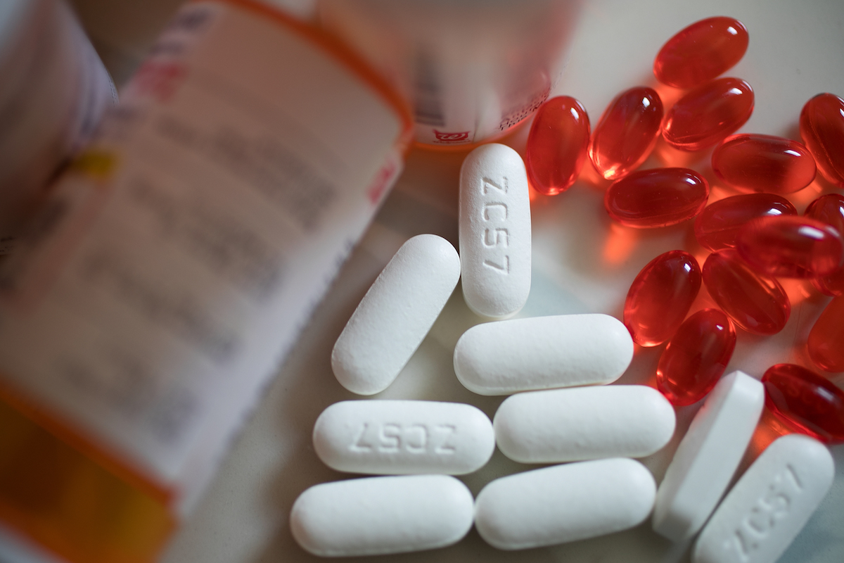 a detail photo of Generic prescription medication.