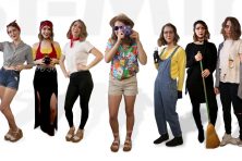 A woman dresses up as a Tourist, Fortune Teller, Minion, Pinup Girl, Witch, Zombie and a Greaser to show off last minute, affordable costumes you can make at home.