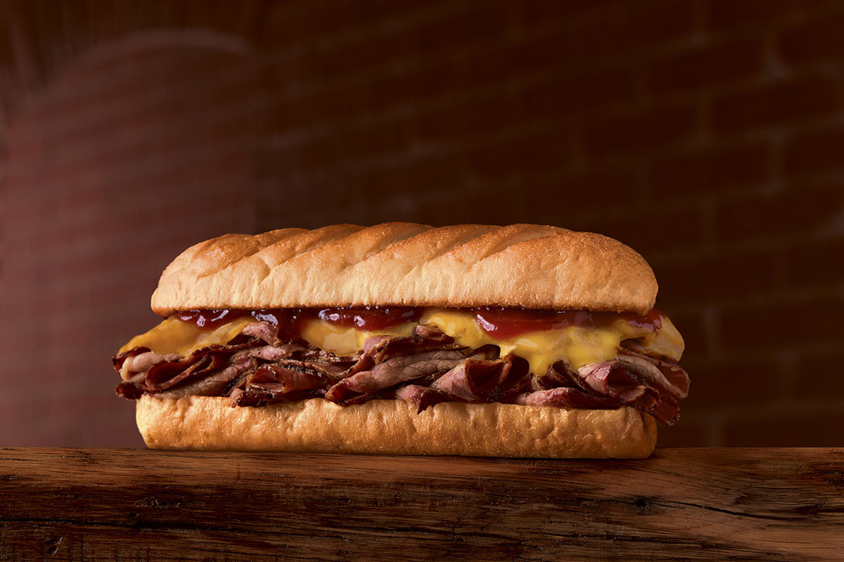 smokehouse beef and cheddar brisket sub from firehouse subs