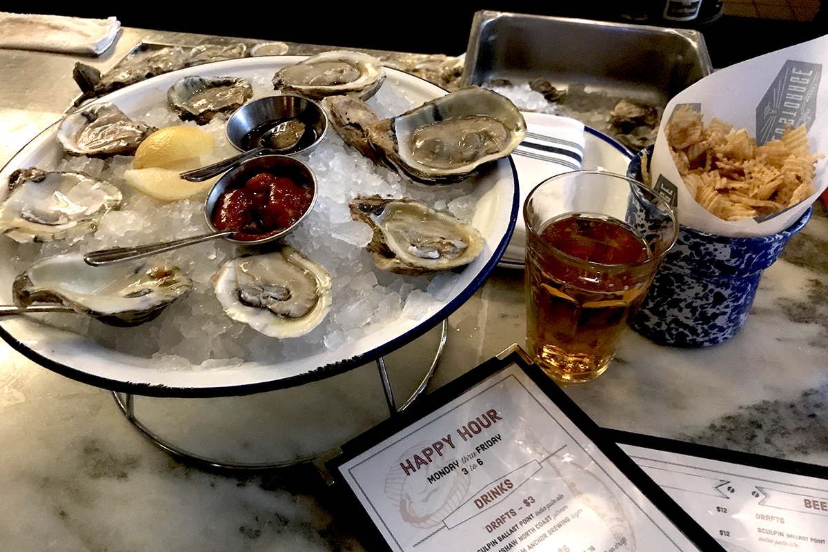 The Happy Hour spread at Cold Storage