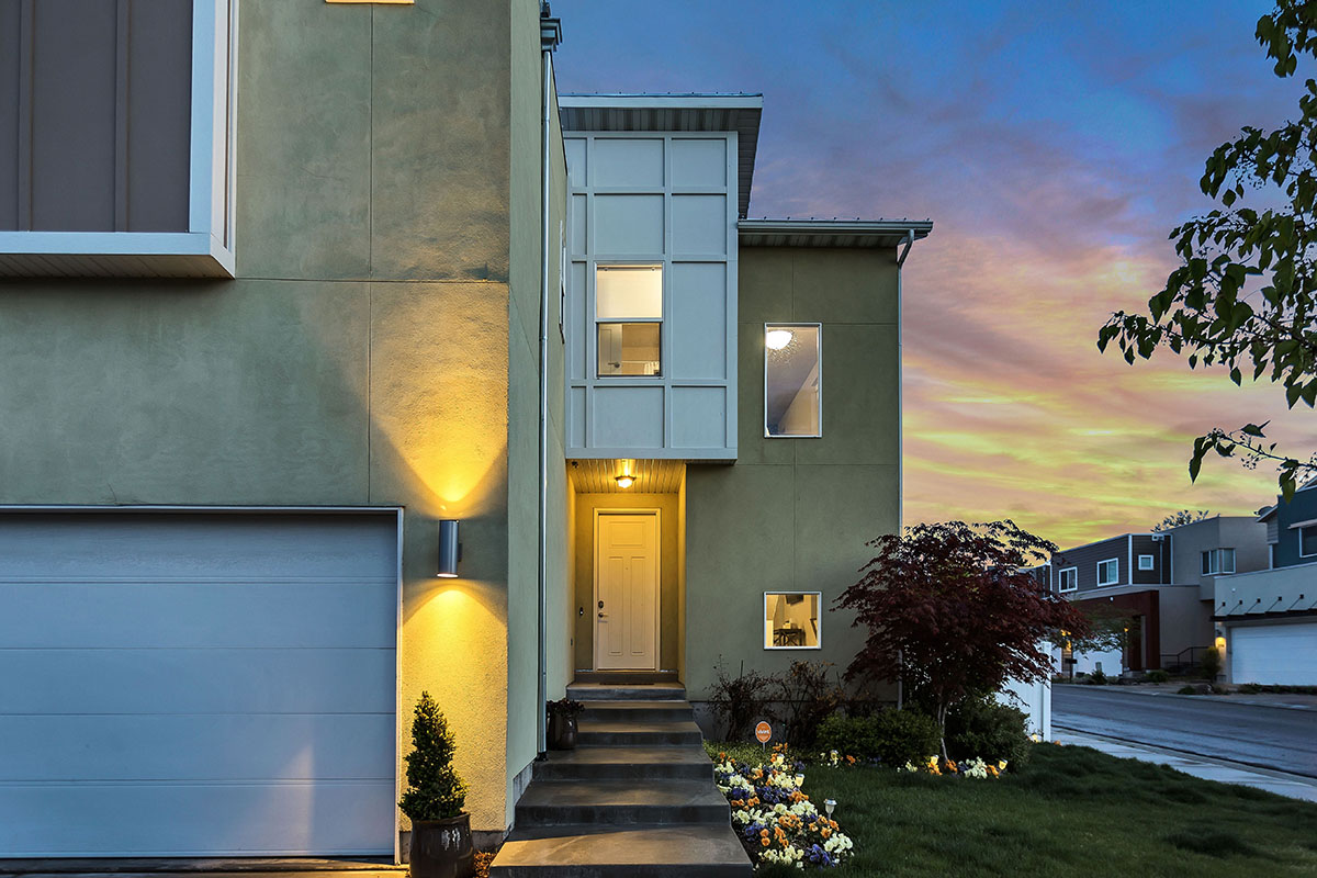 exterior of new home