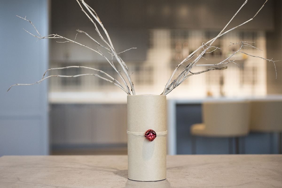 A reindeer centerpiece is a great, easy table centerpiece you can make with your kids for Christmas decorations.