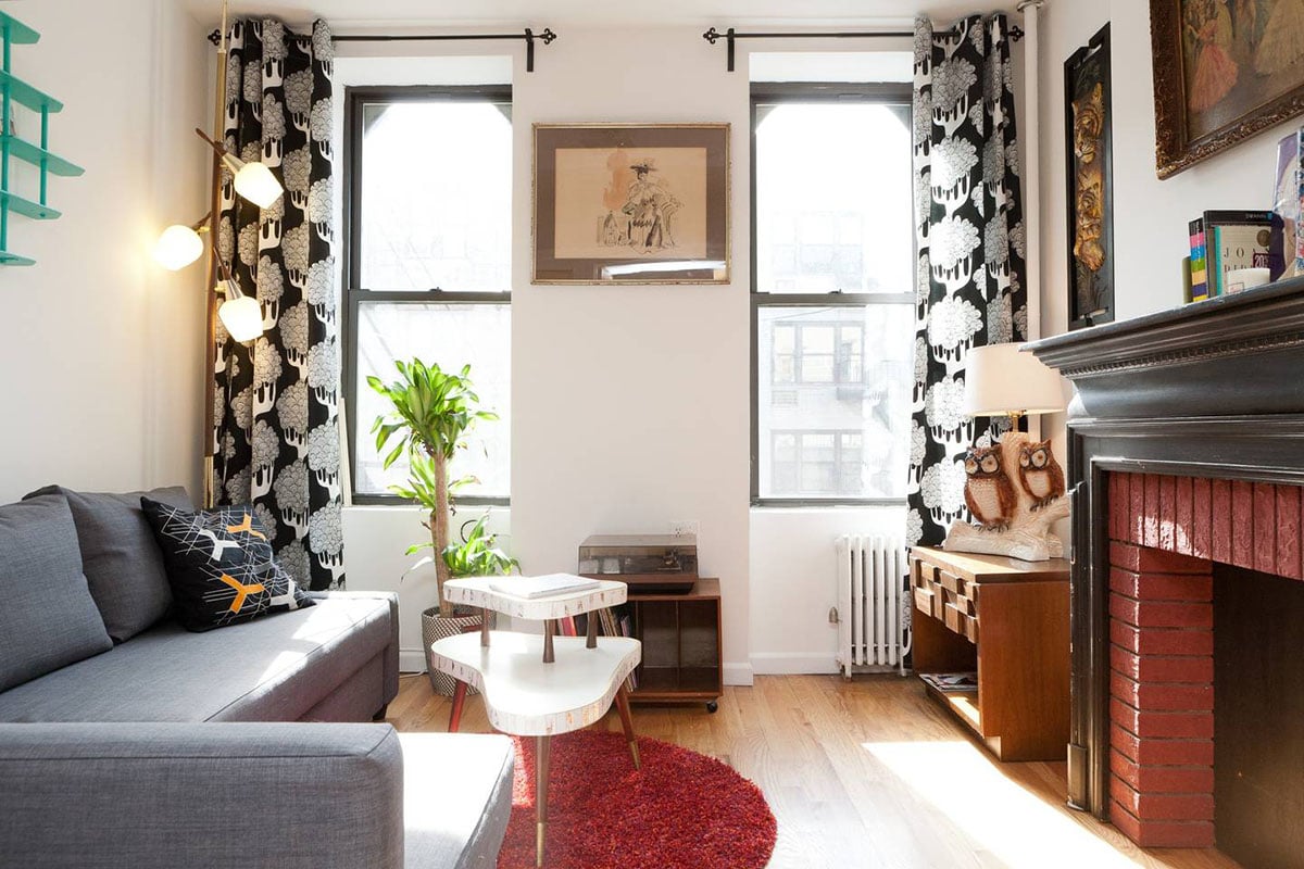 interior shot of apartment in new york, ny