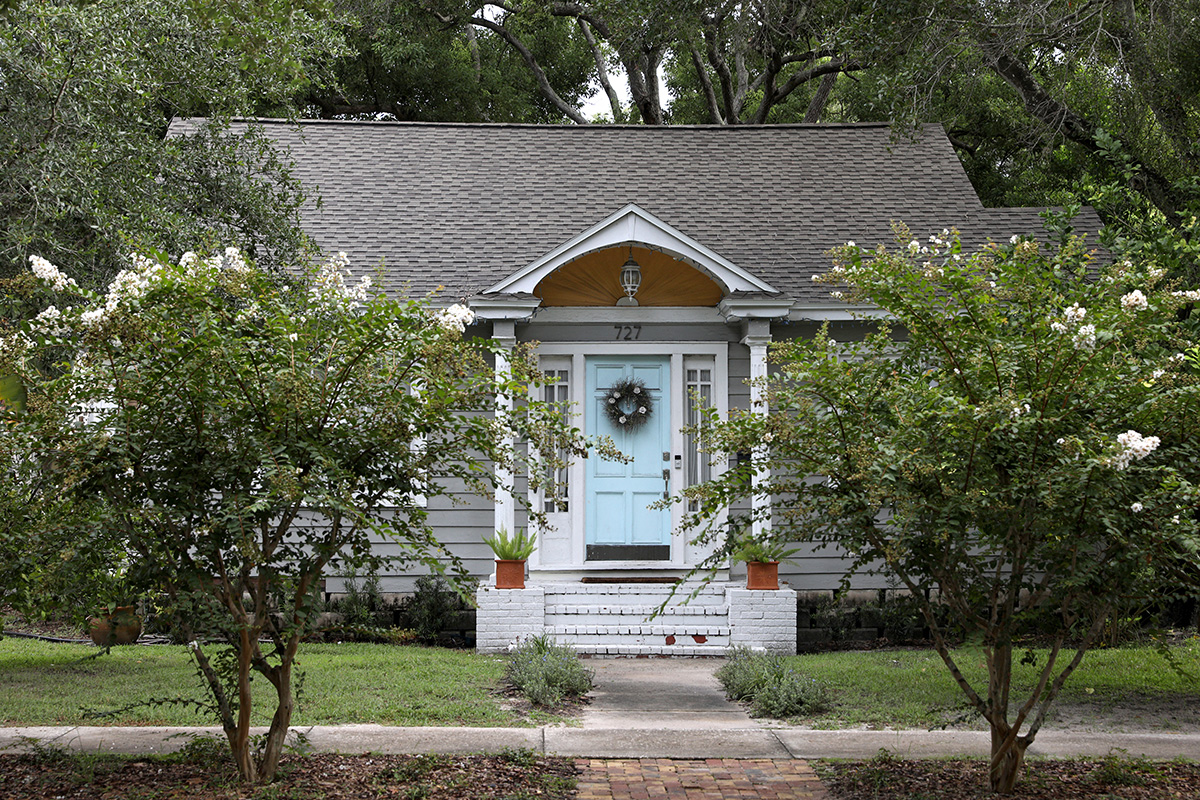 A home in St. Petersburg, Florida is photographed.
