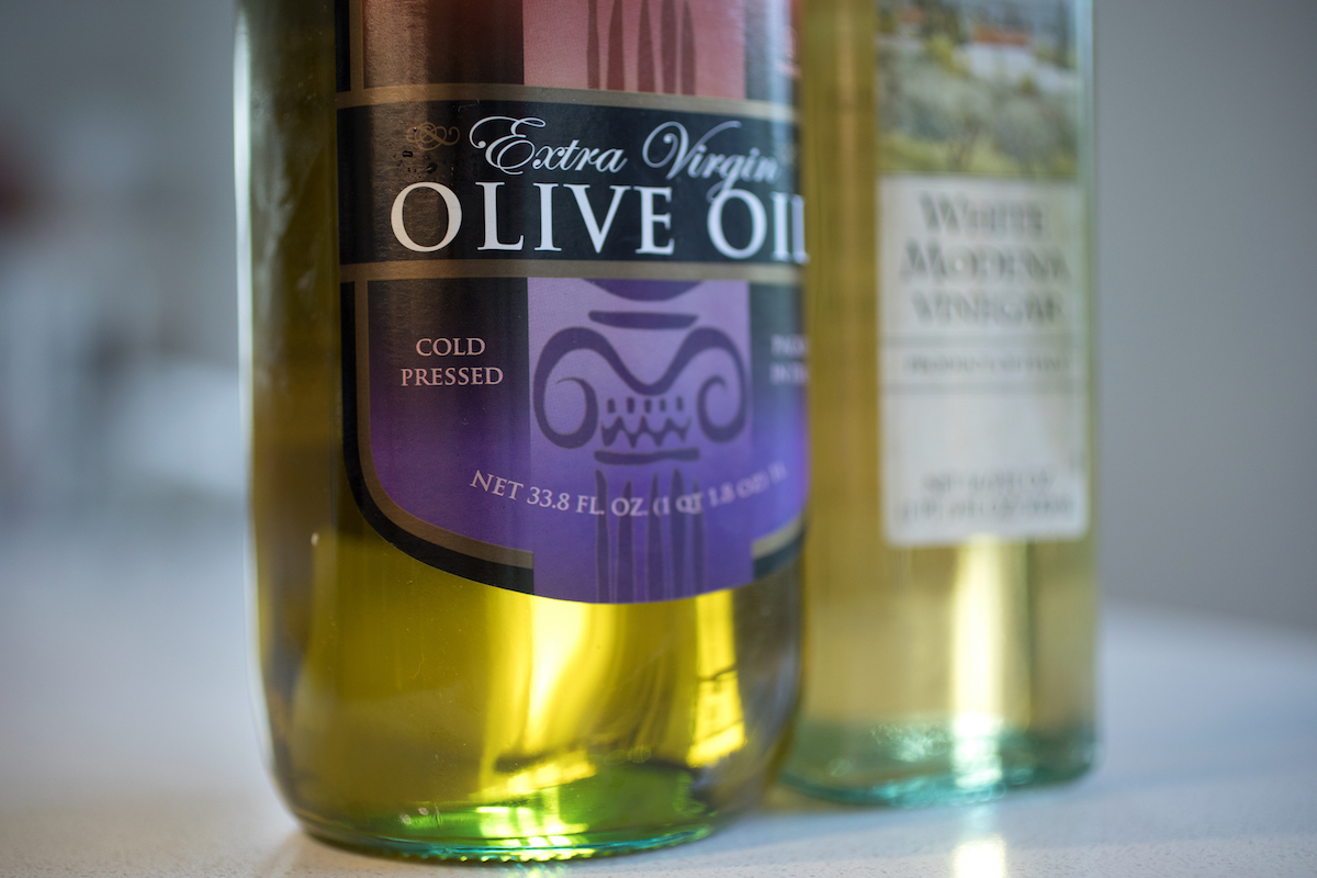 jar of olive oil