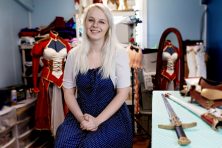 Deisha Strater, 26, pictured in her costume and sewing workshop in Oviedo, Fla., Aug. 19, 2018.