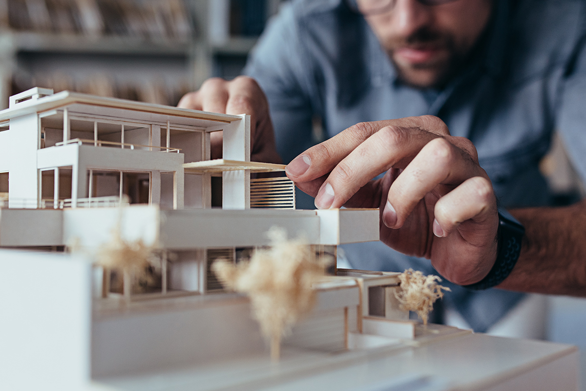Architect building model