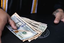Alexa Vincent poses for graduation photos in St. Petersburg Fla. on Sept 12, 2018.