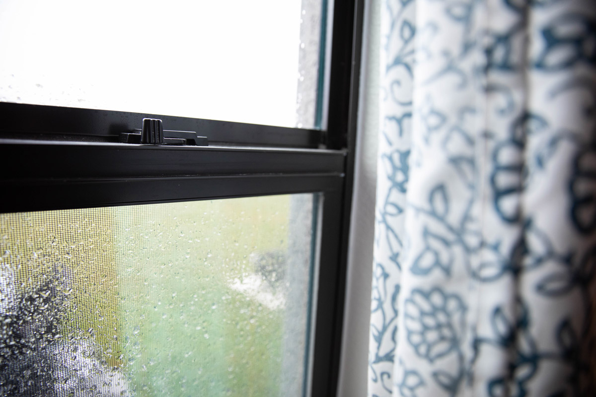 A window is photographed.