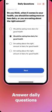 Screenshot shows an example of a question from a YouGov survey. 