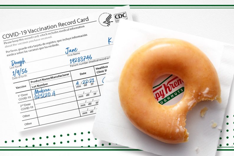 Got Vaccinated? You Get a Free Krispy Kreme Donut Every Day