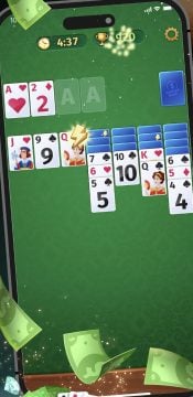 An example of a Solitaire Stash match.